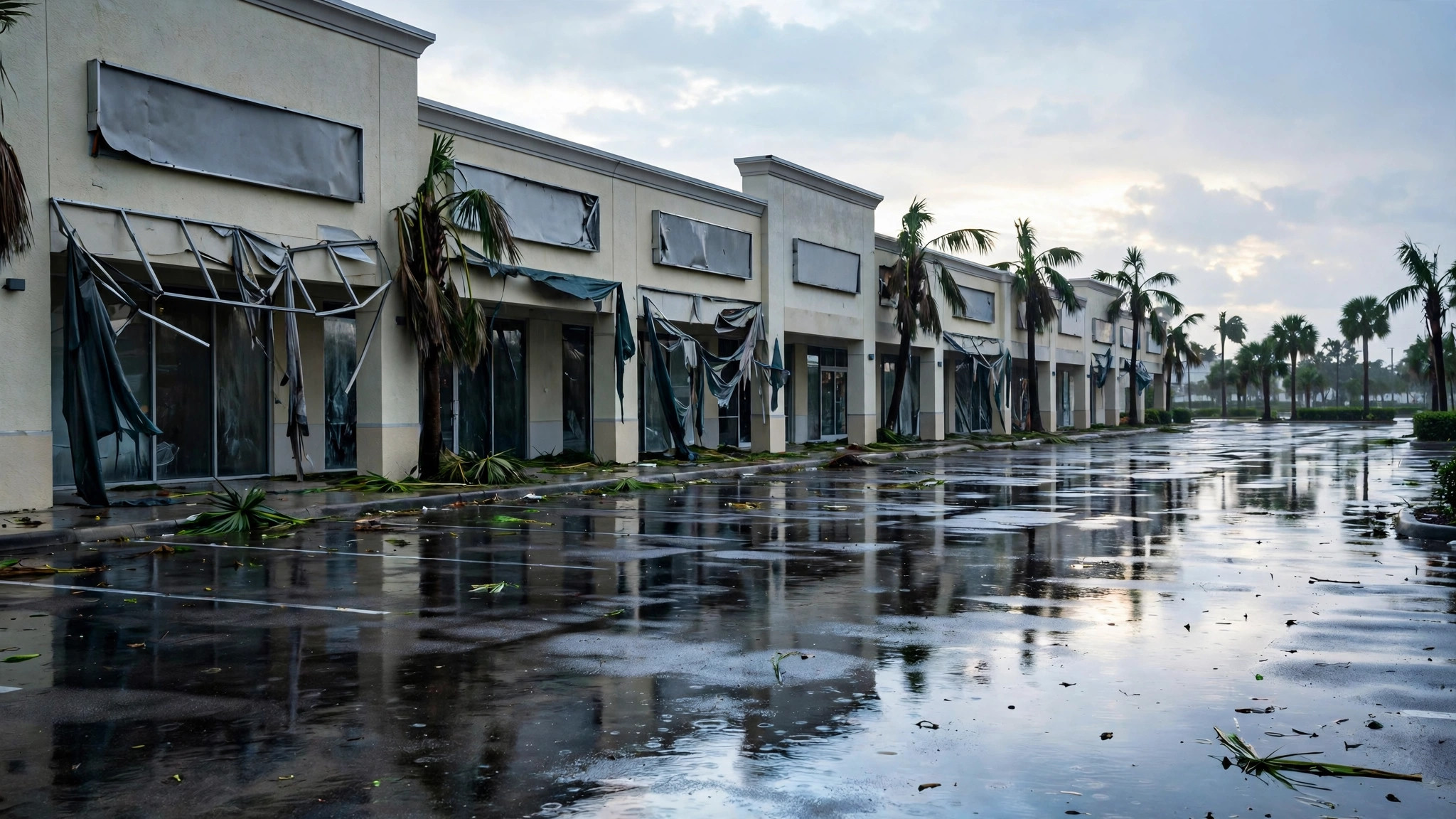 Florida shopping center documented during an appraisal